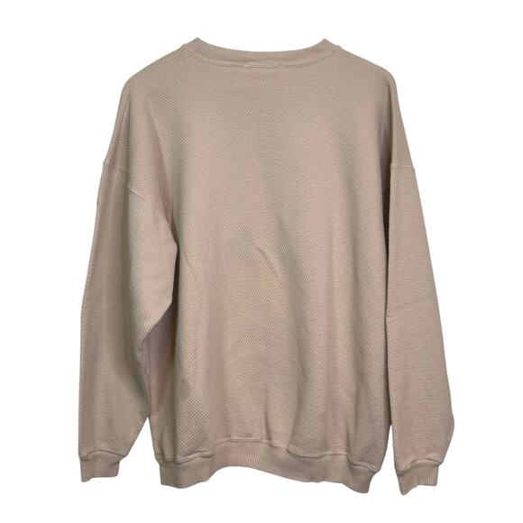 Vintage Caesars Palace Waffle Weave Size Medium Pullover Embroidered Sweatshirt - Picture 3 of 5